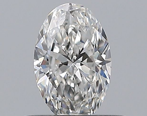 0.37 carat F-VVS2 Natūralus Oval Deimantas (1)