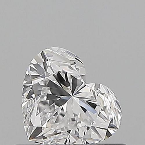 0.5 carat D-VVS1 Natūralus Heart Deimantas (1)