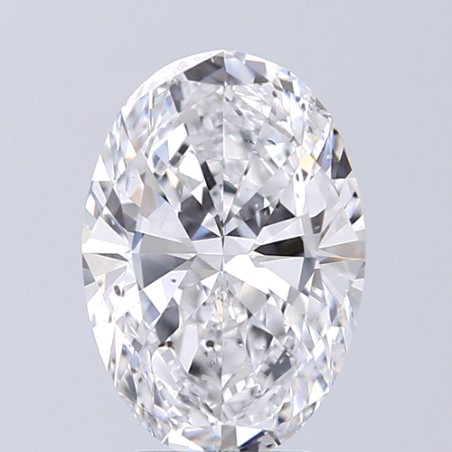 3.4 carat D-SI2 Natūralus Oval Deimantas (1)