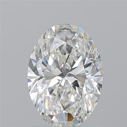 1.72 carat H-SI2 Natūralus Oval Deimantas (1)
