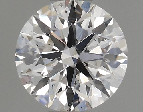 0.6 carat E-SI2 Excellent cut Natūralus Round Deimantas (1)