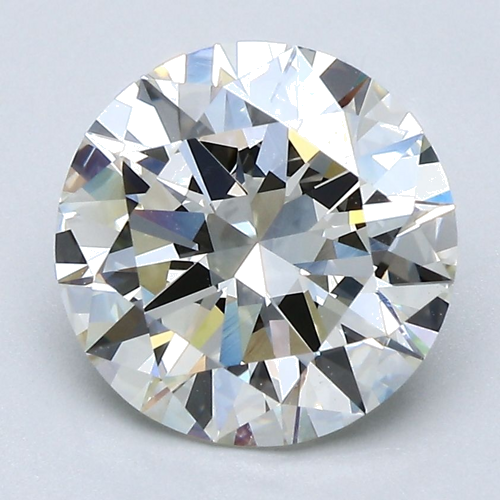 3.02 carat K-VVS2 Excellent cut Natūralus Round Deimantas (1)