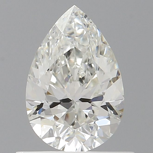 0.7 carat H-VS2 Natūralus Pear Deimantas (1)
