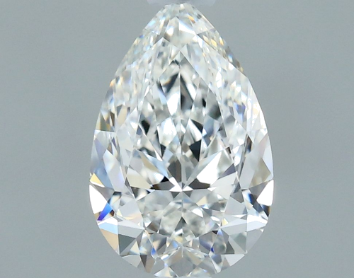 0.75 carat F-FL Natūralus Pear Deimantas (1)