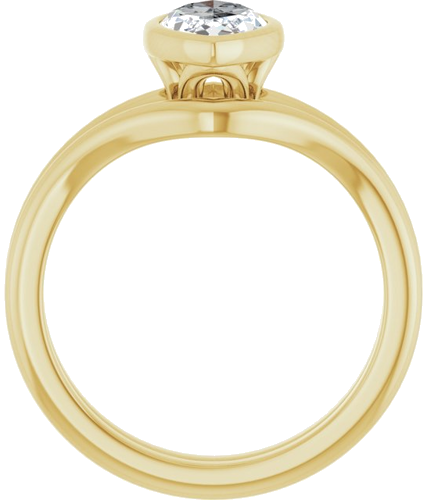 Sužadėtuvių Žiedas „Bezel-Set“ 14k yellow gold Marquise 10.5mm x 5.5mm (7)
