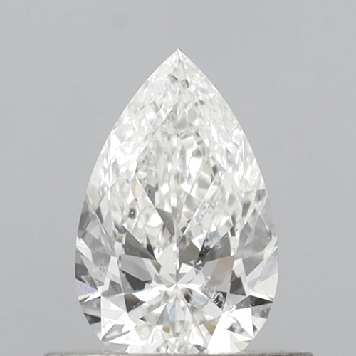 0.5 carat G-SI1 Natūralus Pear Deimantas (1)