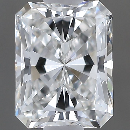 0.5 carat F-VVS1 Natūralus Radiant Deimantas (1)