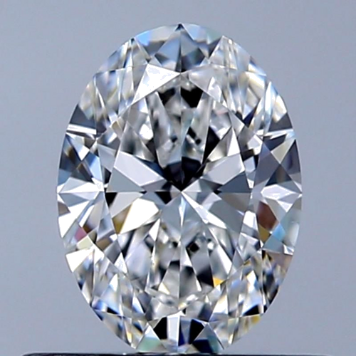 0.5 carat D-VS2 Natūralus Oval Deimantas (1)