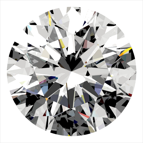 0.34 carat E-SI1 Excellent cut Natūralus Round Deimantas (1)
