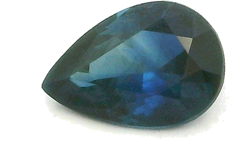 0.44 carat BLUE Pear Safyras (1)