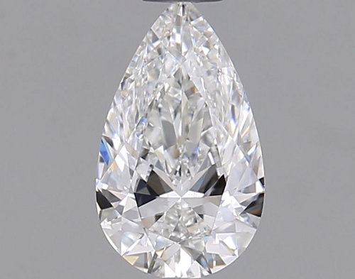 0.52 carat F-VS1 Natūralus Pear Deimantas (1)
