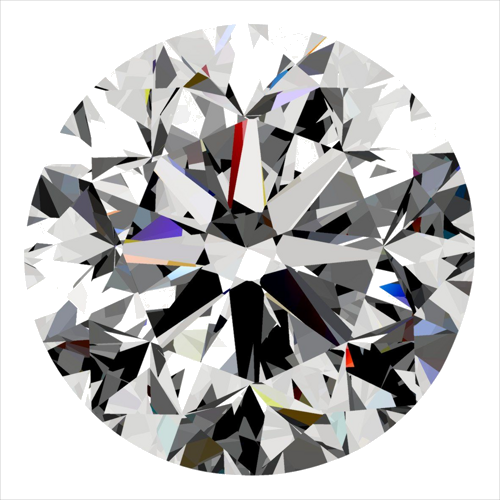 0.3 carat I-SI1 GD cut Natūralus Round Deimantas (1)