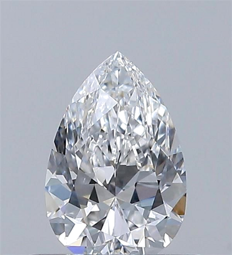 0.5 carat D-VS1 Natūralus Pear Deimantas (1)