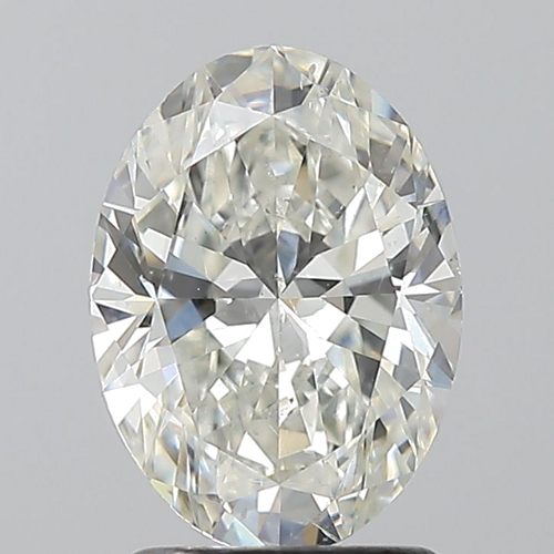 1.7 carat I-SI2 Natūralus Oval Deimantas (1)