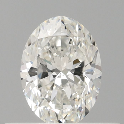0.4 carat F-VVS2 Natūralus Oval Deimantas (1)