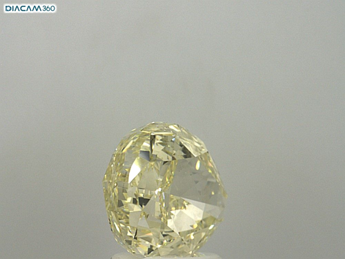 4.02 carat Fancy Light Yellow-SI2 Natūralus Pear Deimantas (1)