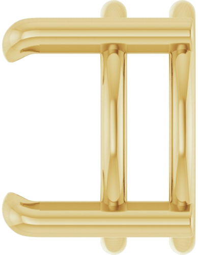 Pakabukas „Solitaire Slide“ 14k yellow gold Round 9.5mm (3)