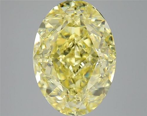 6.29 carat Fancy Intense Yellow-VVS1 Natūralus Oval Deimantas (1)