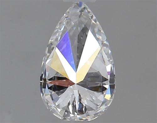 0.5 carat D-VVS2 Natūralus Pear Deimantas (1)