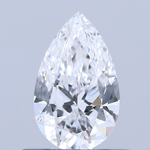 0.5 carat D-VVS1 Natūralus Pear Deimantas (1)