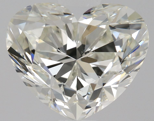 0.9 carat K-VS2 Natūralus Heart Deimantas (1)