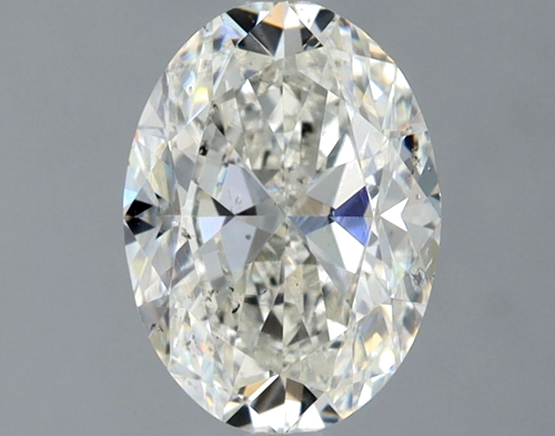 1.5 carat H-SI2 Natūralus Oval Deimantas (1)