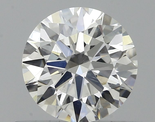 0.51 carat G-SI2 Excellent cut Natūralus Round Deimantas (1)