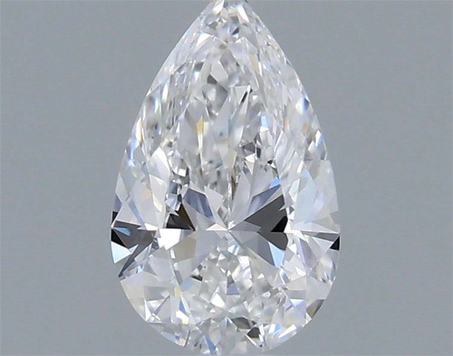 0.4 carat D-VS2 Natūralus Pear Deimantas (1)