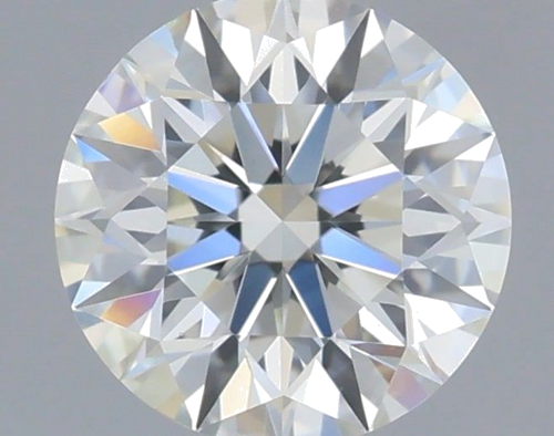 0.44 carat F-VVS2 Excellent cut Natūralus Round Deimantas (1)