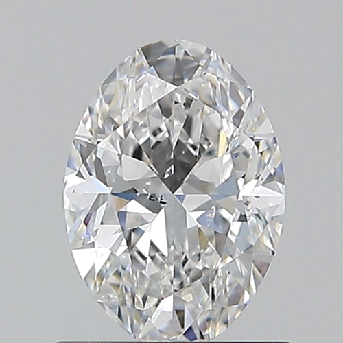 0.9 carat E-SI2 Natūralus Oval Deimantas (1)