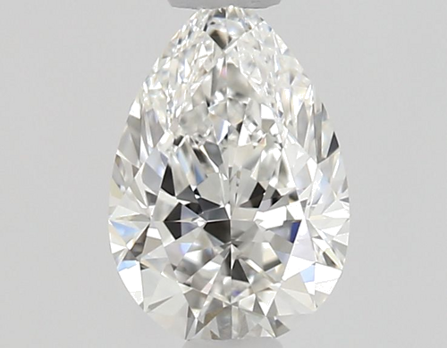 0.5 carat F-VS1 Natūralus Pear Deimantas (1)