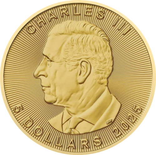 1/10 oz Кленов лист 2025 Канада Златна монета (2)