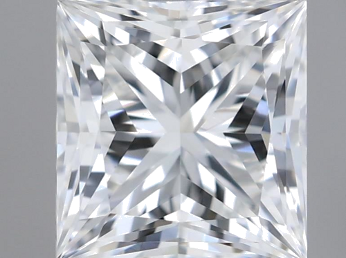 0.76 carat F-VVS2 Natūralus Princess Deimantas (1)