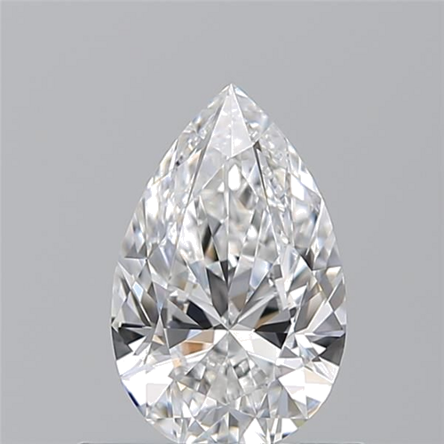 0.7 carat D-VS1 Natūralus Pear Deimantas (1)