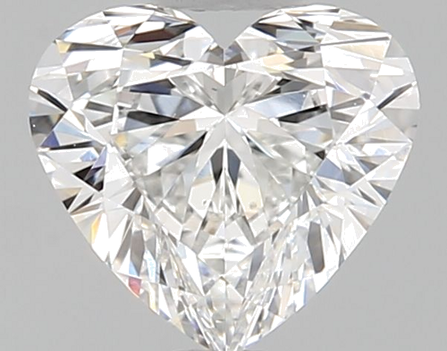 0.53 carat F-VS1 Natūralus Heart Deimantas (1)