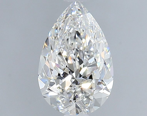 0.9 carat E-VVS2 Natūralus Pear Deimantas (1)