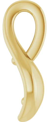 Pakabukas „Family Peas in a Pod“ 14k yellow gold Round 3mm (3)