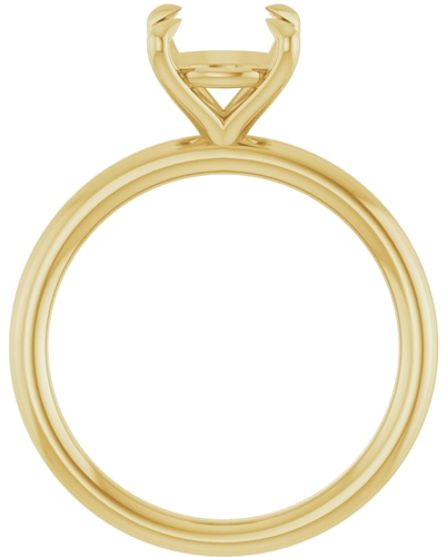 Sužadėtuvių Žiedas „Claw-Prong Solitaire“ 14k yellow gold Round 8.2mm (2)