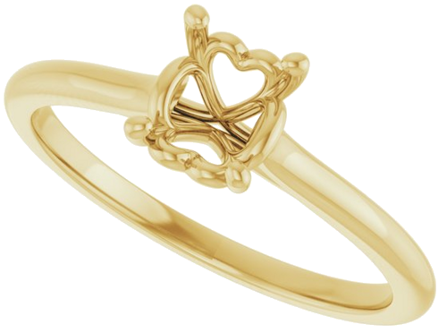 Sužadėtuvių Žiedas „Solitaire“ 14k yellow gold Oval 7mm x 5mm (5)