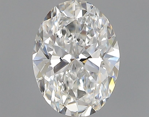 0.42 carat F-VVS2 Natūralus Oval Deimantas (1)
