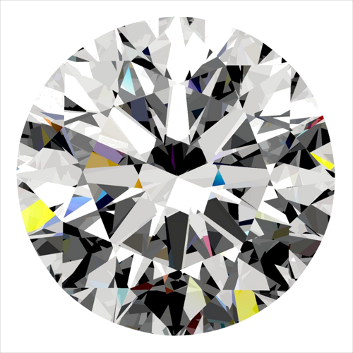 0.3 carat F-VS2 Excellent cut Natūralus Round Deimantas (1)