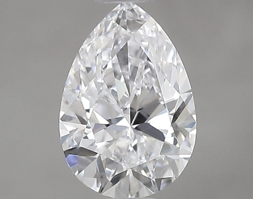 0.7 carat D-VS1 Natūralus Pear Deimantas (1)