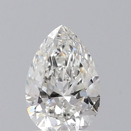 0.3 carat G-VVS2 Natūralus Pear Deimantas (1)