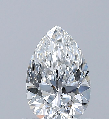 0.6 carat E-VS2 Natūralus Pear Deimantas (1)