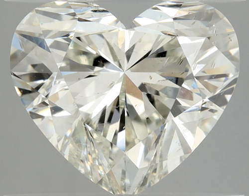 1.85 carat K-SI2 Natūralus Heart Deimantas (1)