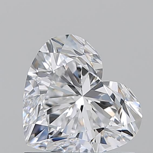 1.01 carat D-VVS2 Natūralus Heart Deimantas (1)