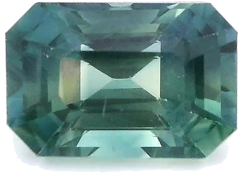 1.1 carat BLUE STEP cut Octagonal Safyras (1)