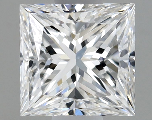 0.61 carat D-VVS2 Natūralus Princess Deimantas (1)