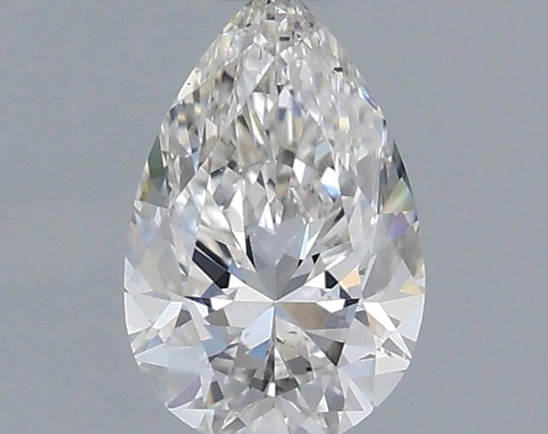 0.5 carat G-SI1 Natūralus Pear Deimantas (1)