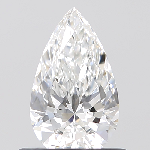0.6 carat E-VVS2 Natūralus Pear Deimantas (1)